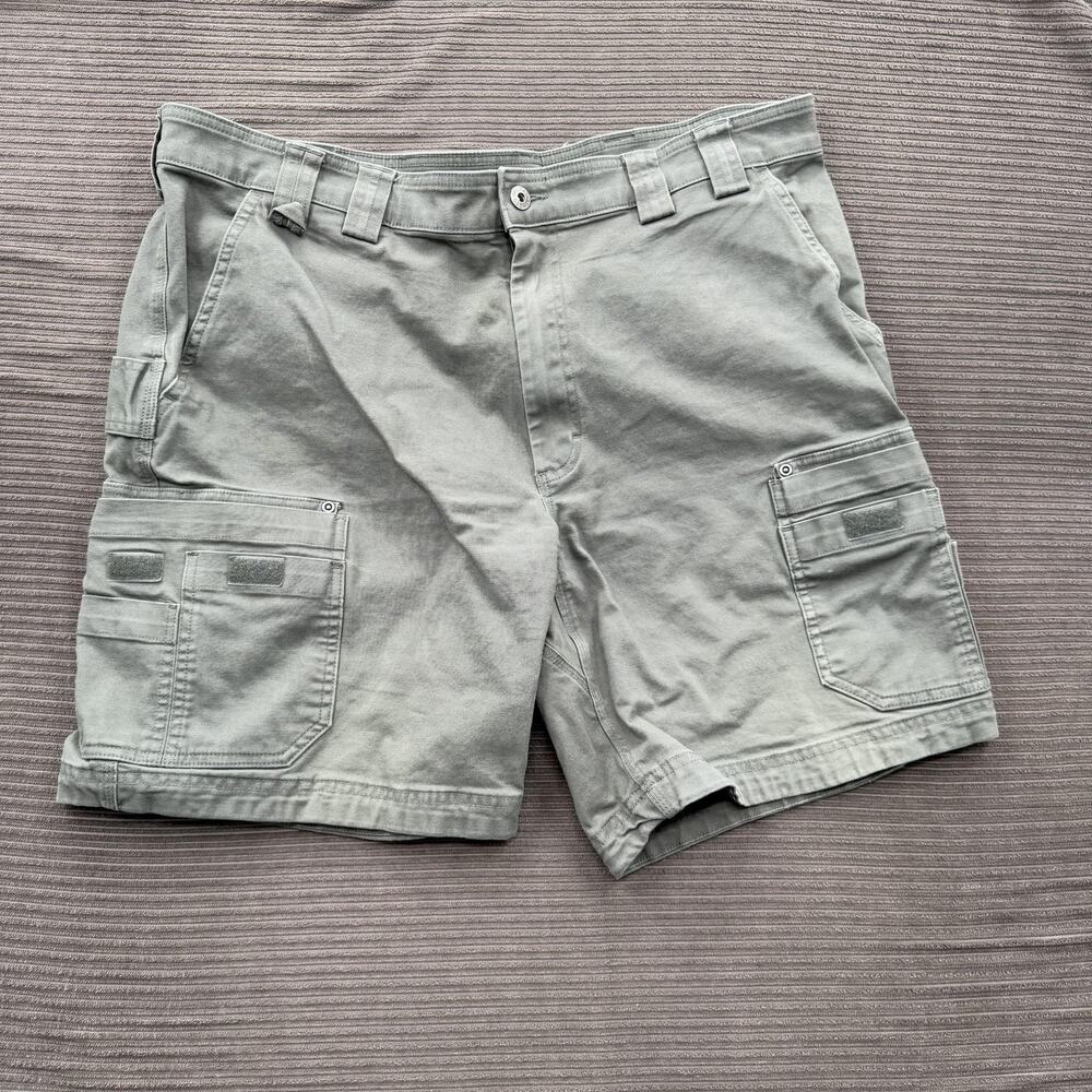 Duluth Trading Flex Fire Hose Cargo Shorts Mens 40 Relaxed‎ Fit Utility Workwear